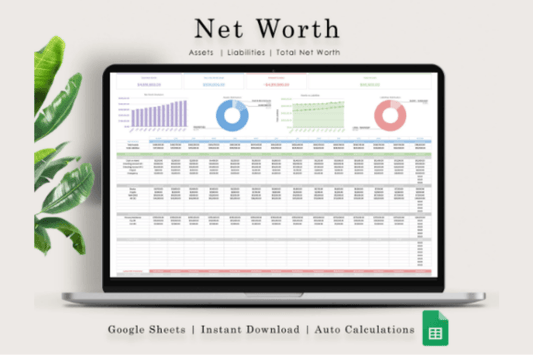 Net Worth Calculator Google Sheets Tracker