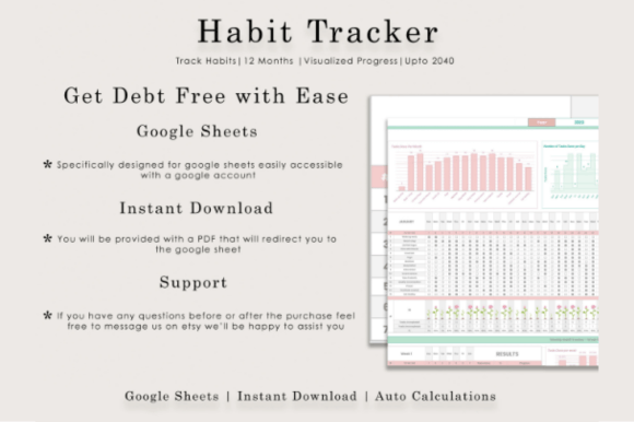 Habit & Routine Tracker - Google Sheets