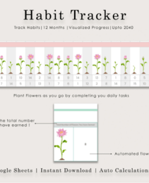 Habit & Routine Tracker - Google Sheets