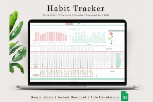 Habit & Routine Tracker - Google Sheets