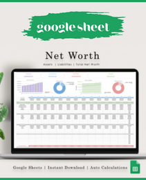 Net Worth Calculator Google Sheets Tracker