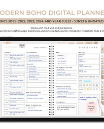 MODERN BOHO DIGITAL PLANNER