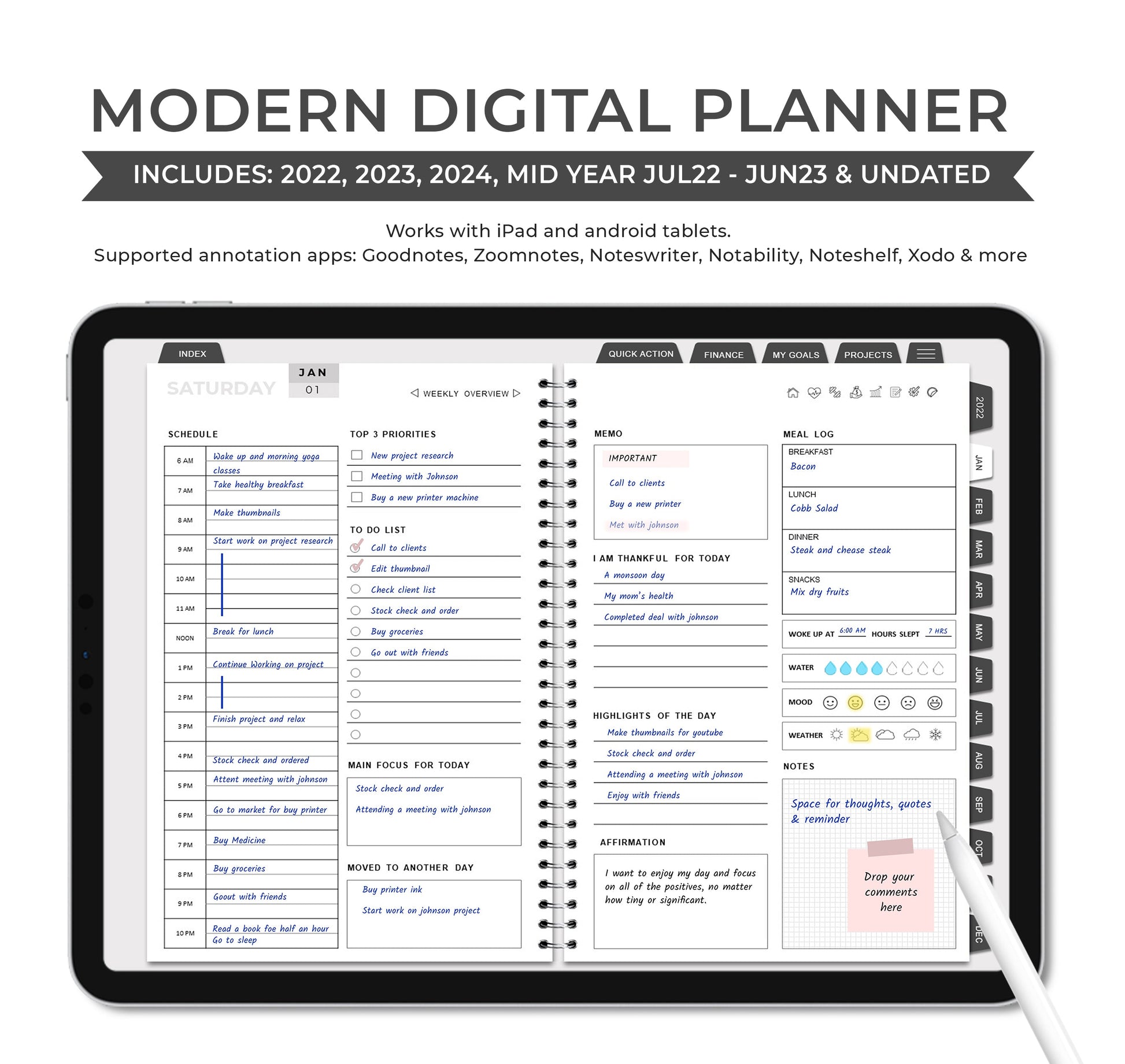 THE MODERN DIGITAL PLANNER