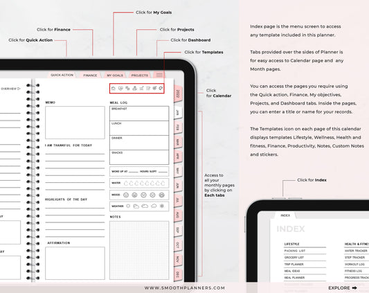 CLASSIC PINK DIGITAL PLANNER