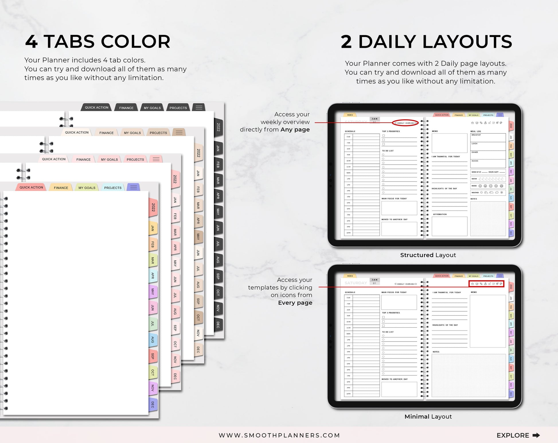 ALL-IN-ONE DIGITAL PLANNER BUNDLE